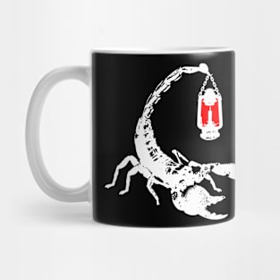 White lantern scorpio Mug